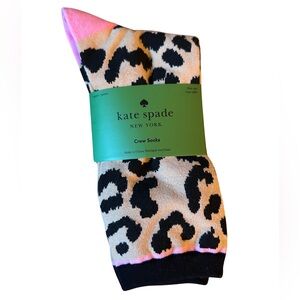 Kate Spade New York Crew Socks — 3 Pair Set, NWT
